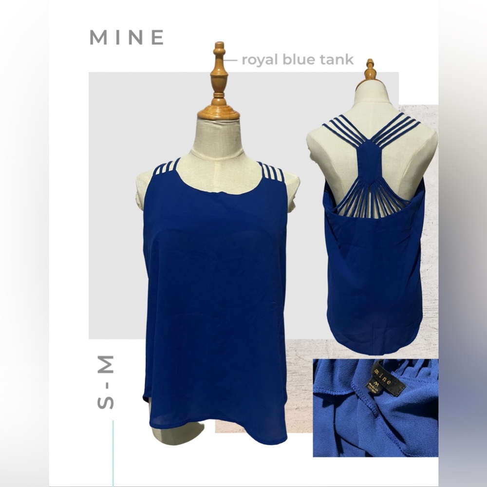 ROYAL BLUE TANK TOP